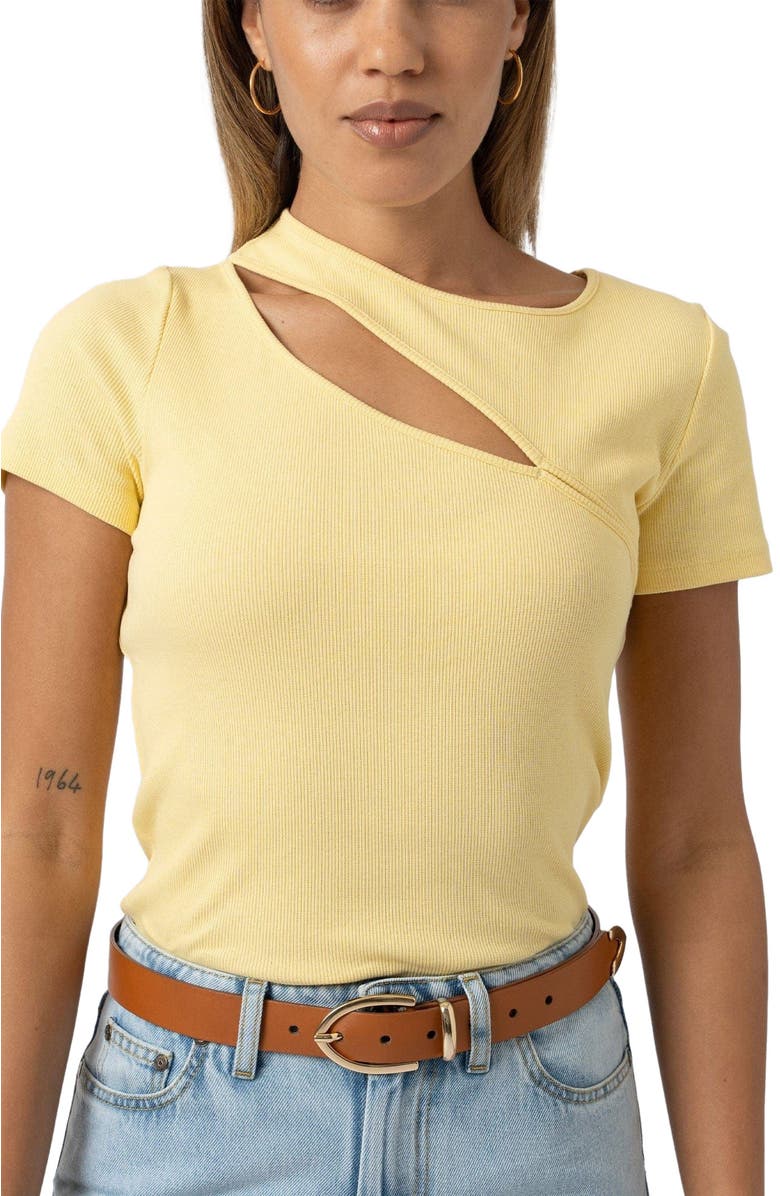 Saint + Sofia Reveal Tee, Alternate, color, Yellow