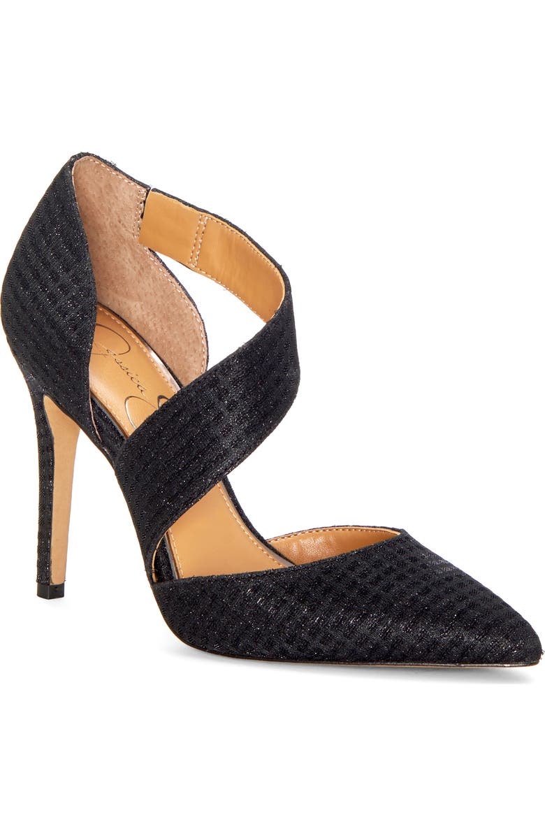 Jessica Simpson Pintra Leopard Print Pointed Toe Pump, Main, color,