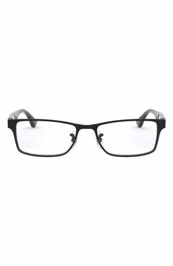 Unisex 55mm Rectangular Optical Glasses
