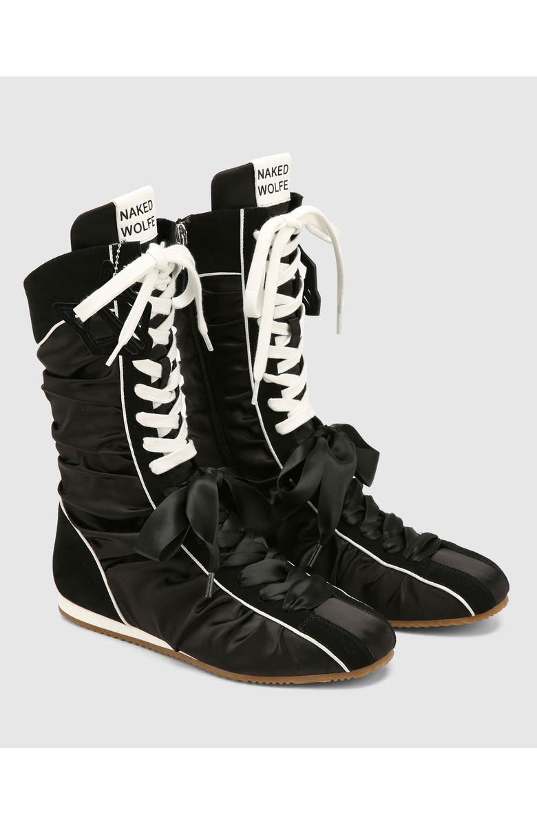 Naked Wolfe Extreme Black Satin, Alternate, color, Black