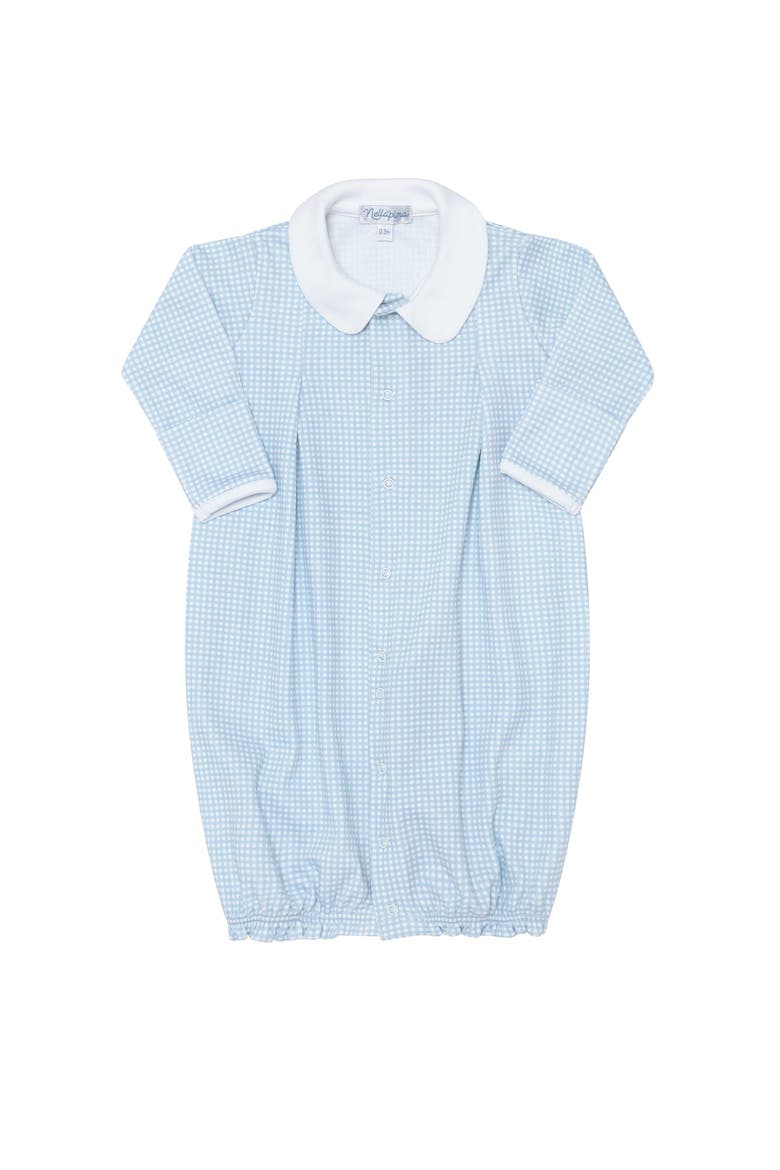 Blue Gingham Converter Gown - Baby, Main, color, Blue