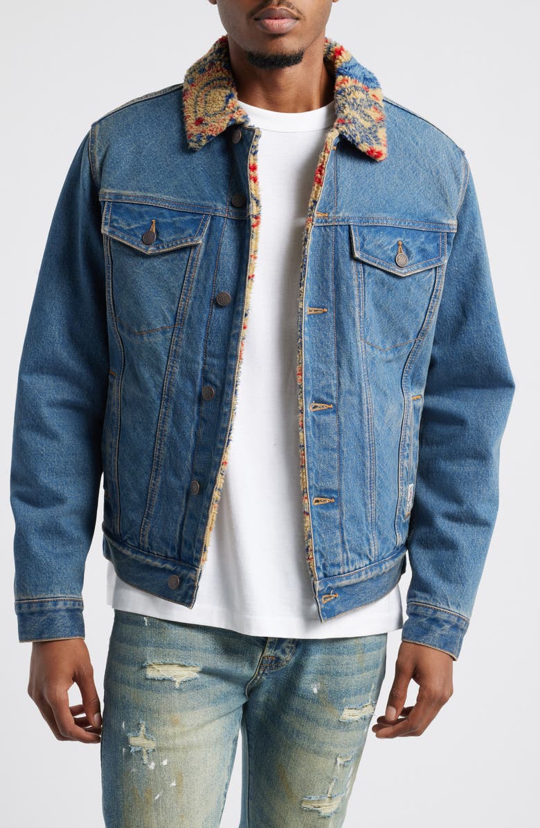 Billionaire Boys Club Loaded Denim Jacket, Main, color,