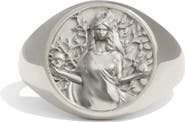 Awe Inspired Goddess Signet Ring