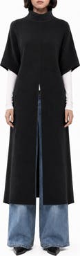 BY DESIGN Bree Mock Neck Midi Tunic Sweater