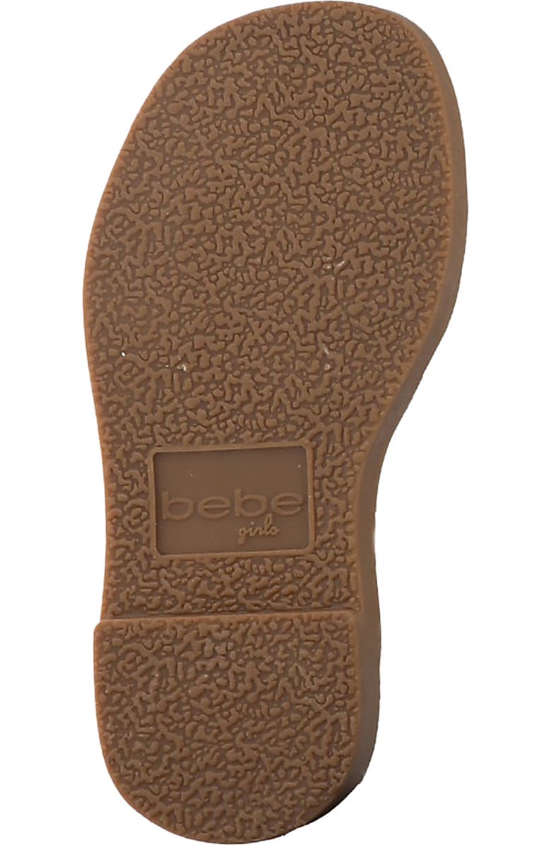 bebe Kids' Butterfly Rhinestone Sandal, Alternate, color,