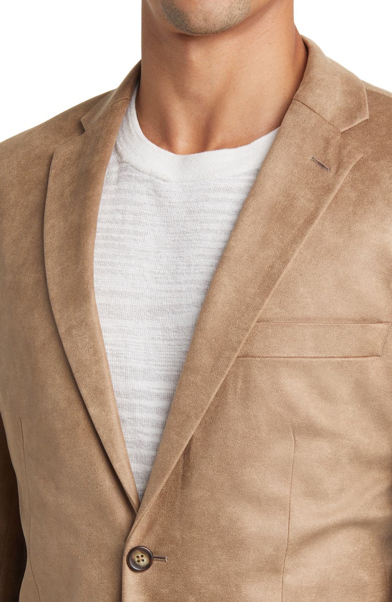 DANIEL HECHTER Norris Faux Suede Sport Coat, Alternate, color, Butterscotch