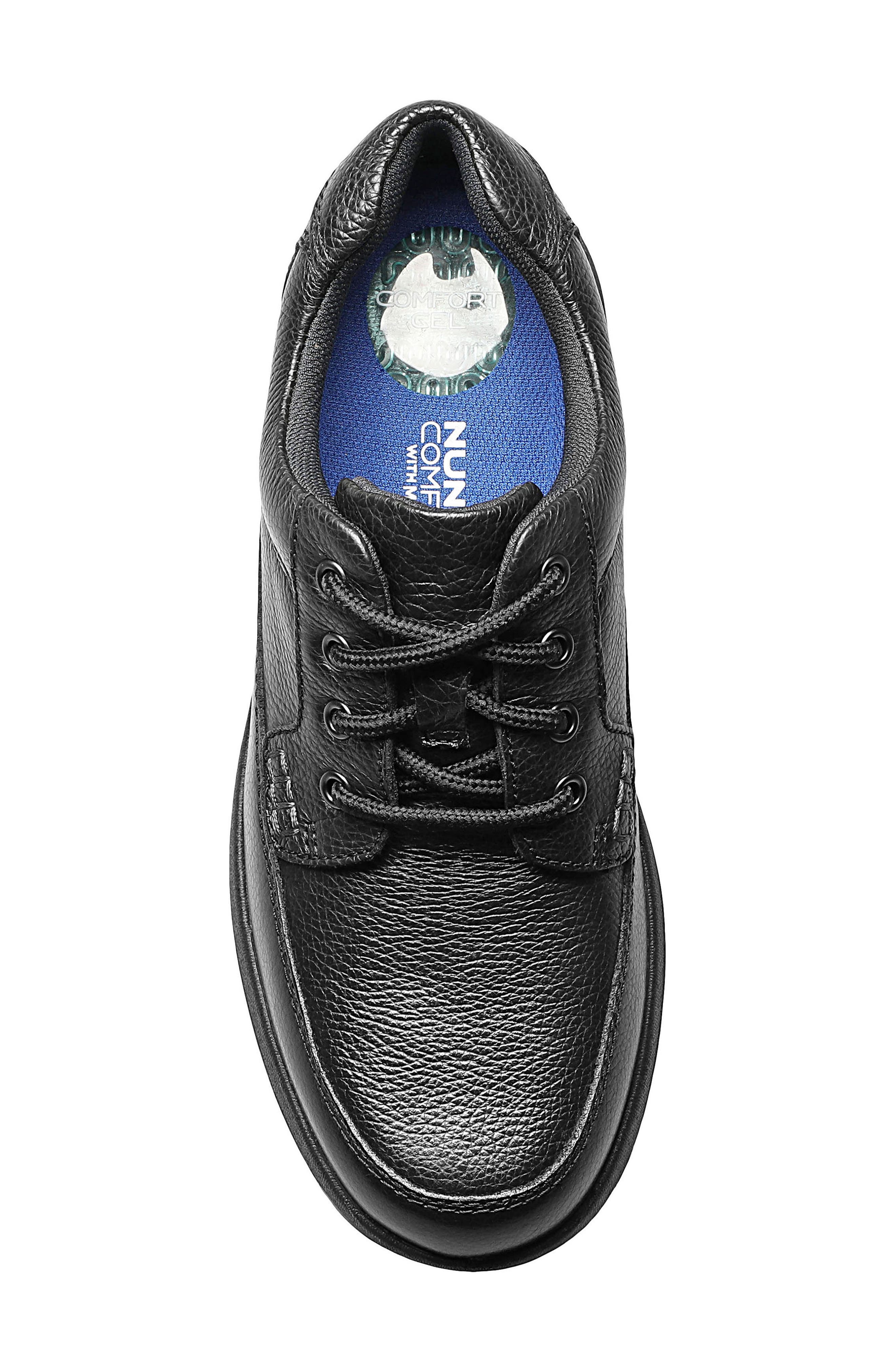 NUNN BUSH Cam Moc Toe Derby, Alternate, color, Black Tumble