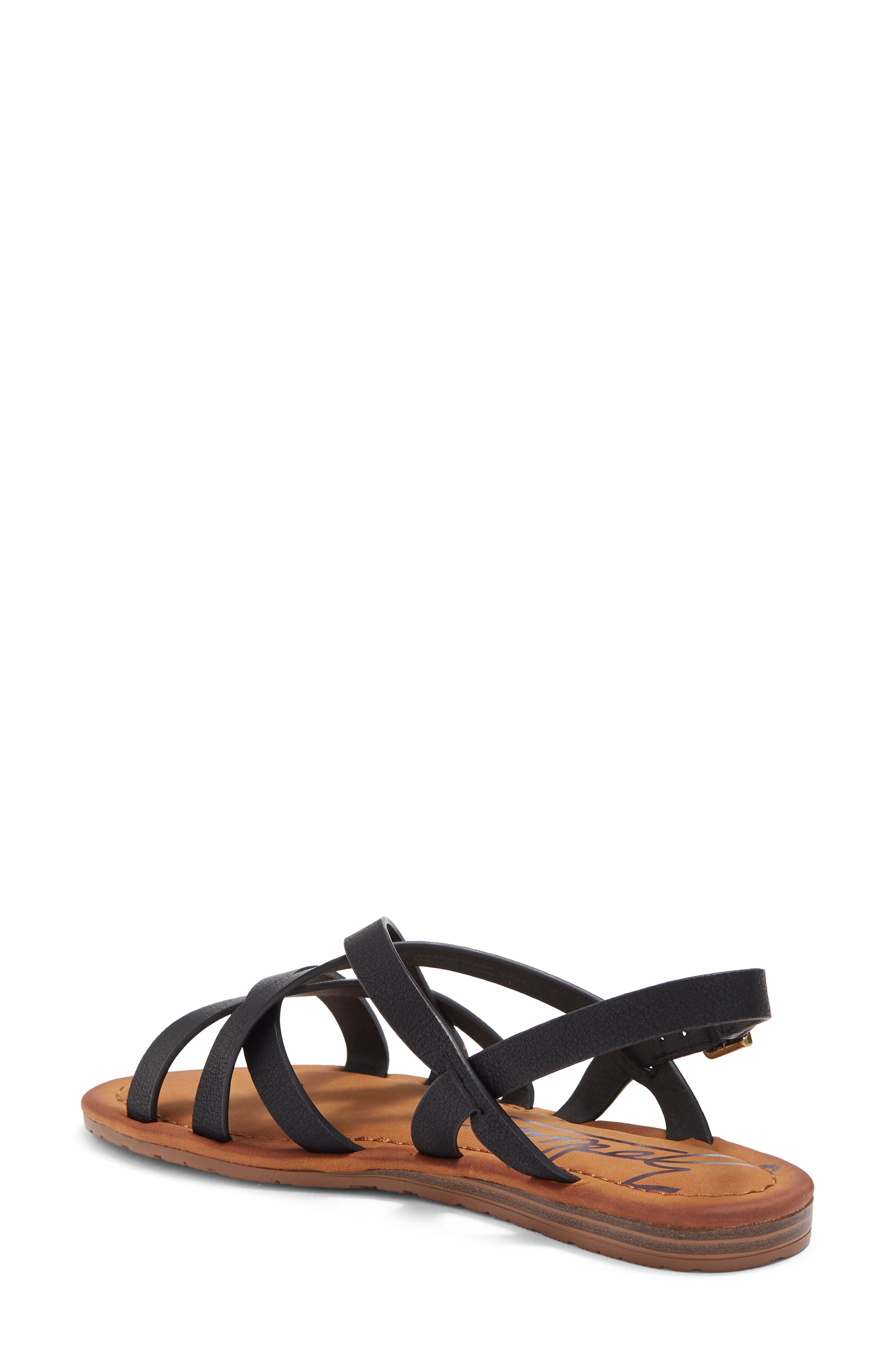 Zodiac Yale Strappy Flat Sandal, Alternate, color, 