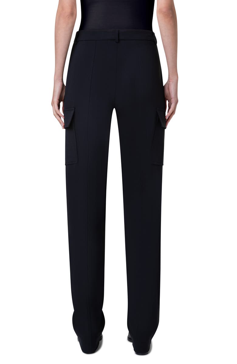 Akris Mel Stretch Wool Cargo Pants, Alternate, color, 