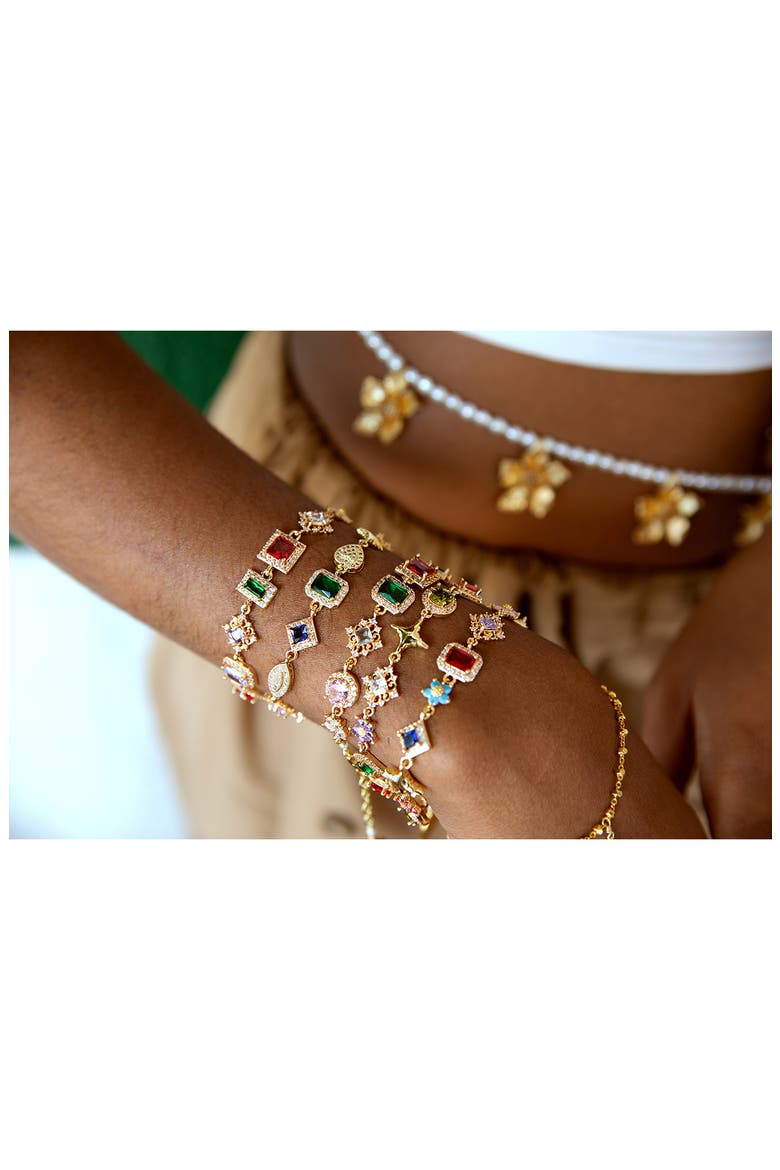 Organized Chaos Bracelet, Alternate, color, GOLD/ MULTI