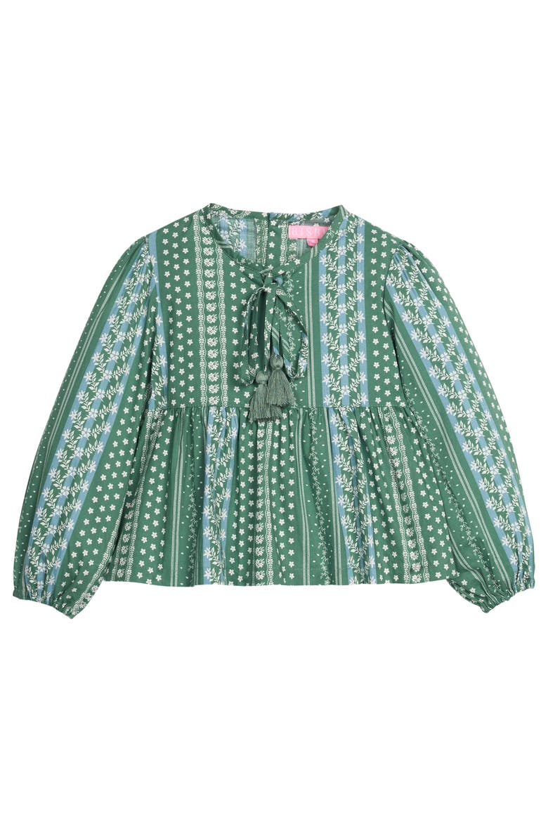 Kids' Floral Riviera Top, Main, color, Fairfield Forest Stripe