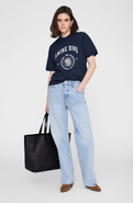 ANINE BING Jaylin Collegiate Tee