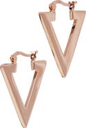 SAVVY CIE JEWELS Arrow Hoop Earrings