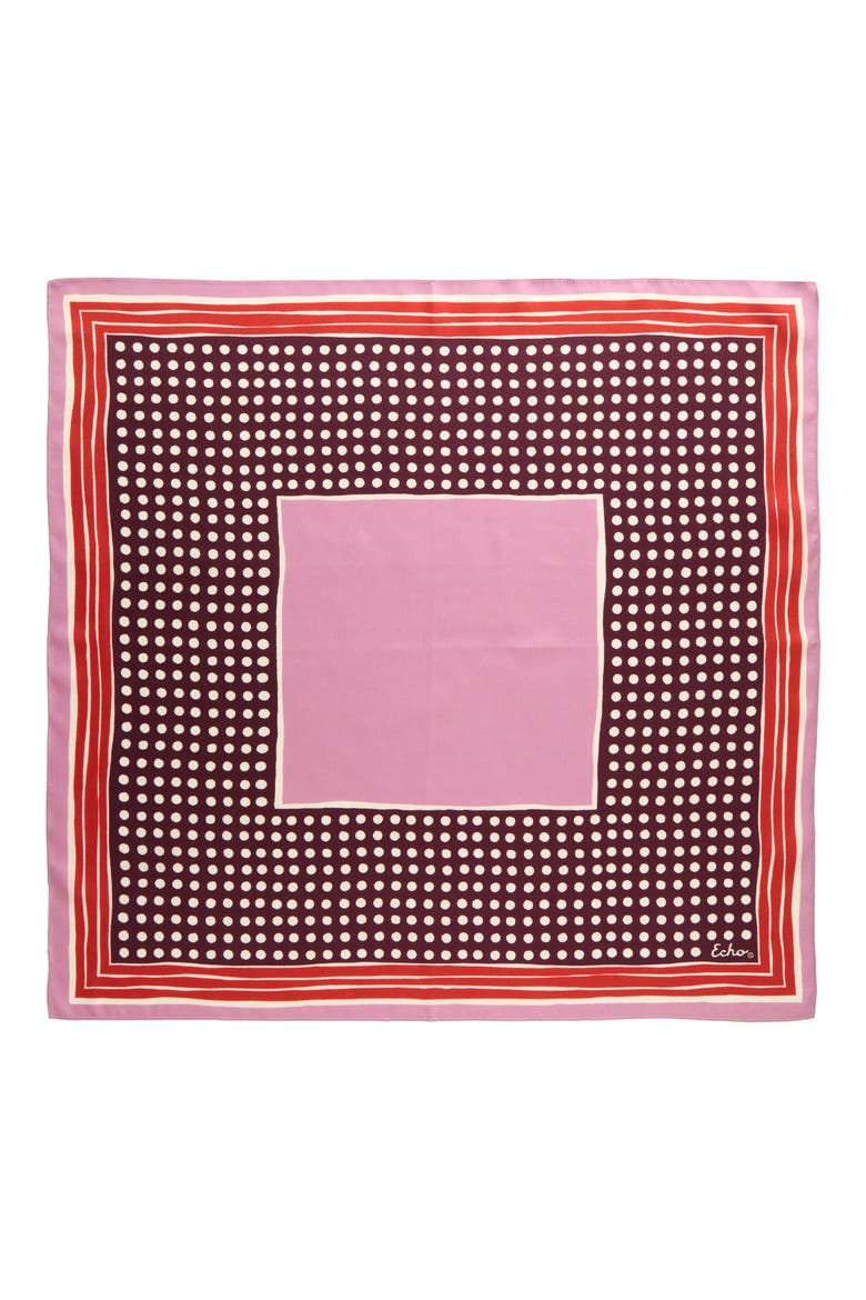 Dotty Silk Bandana, Alternate, color, WINETASTING