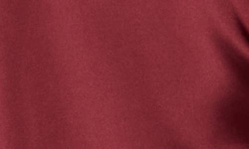 L'agence Kadi Long Silk Wrap Dress In Red
