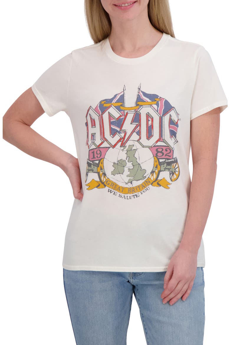 AC/DC Graphic T-Shirt, Main, color, TOFU