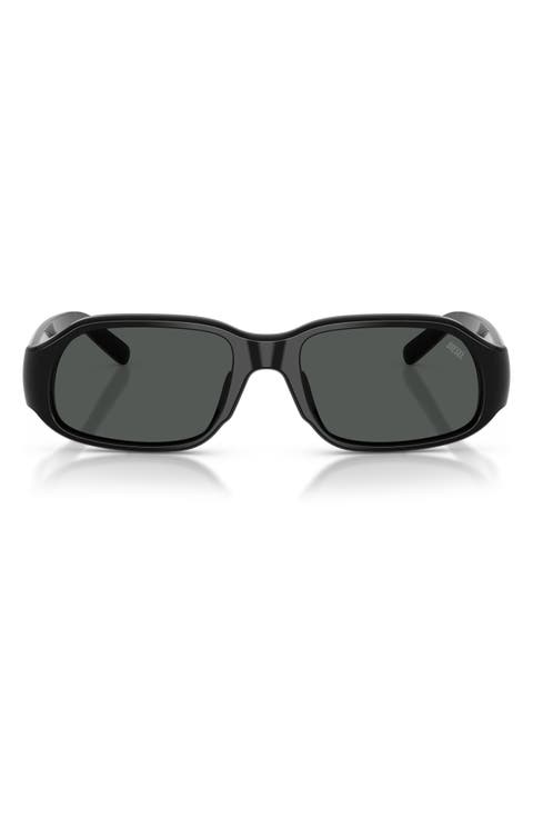 55mm Oval Sunglasses