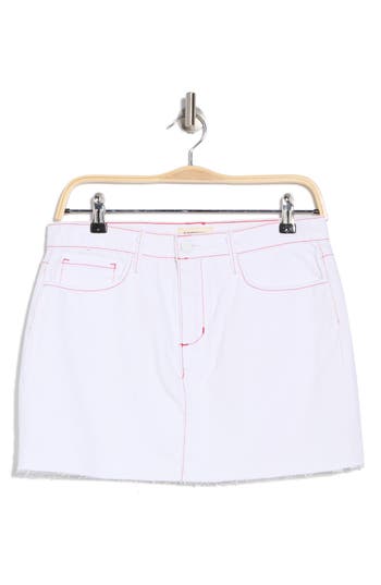 L Agence L'agence Paris Denim Micro Miniskirt
