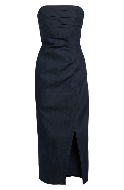 Cinq à Sept Adira Strapless Denim Dress in Indigo  product