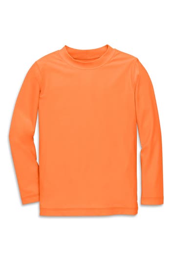 Primary Kids' Long Sleeve Rashguard In Orange