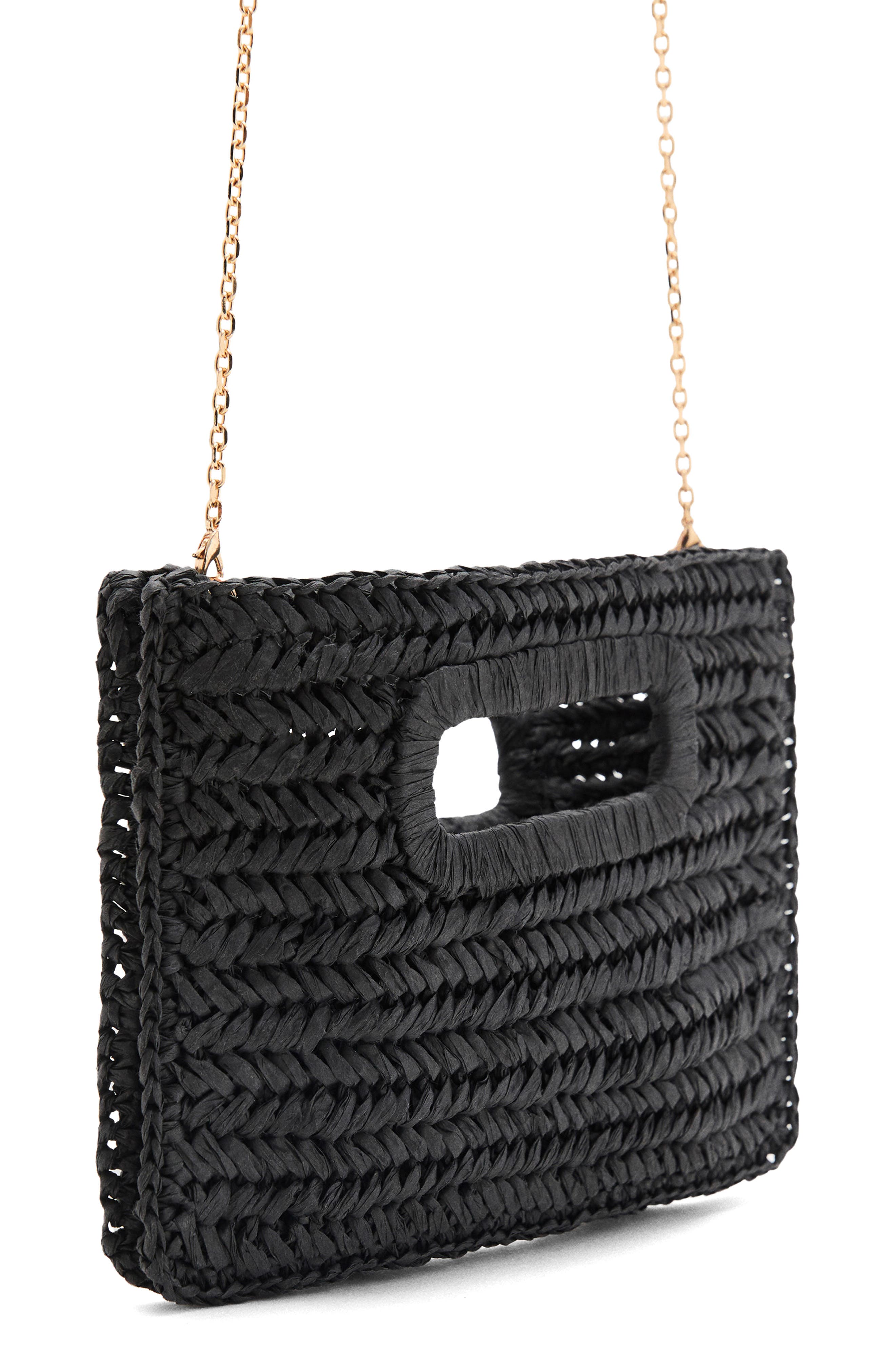 MANGO Natural Fiber Clutch, Alternate, color, 