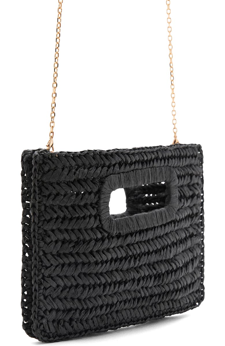 MANGO Natural Fiber Clutch, Alternate, color,