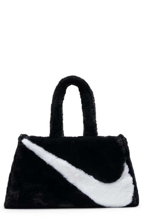 Sportswear Faux Fur Tote Bag