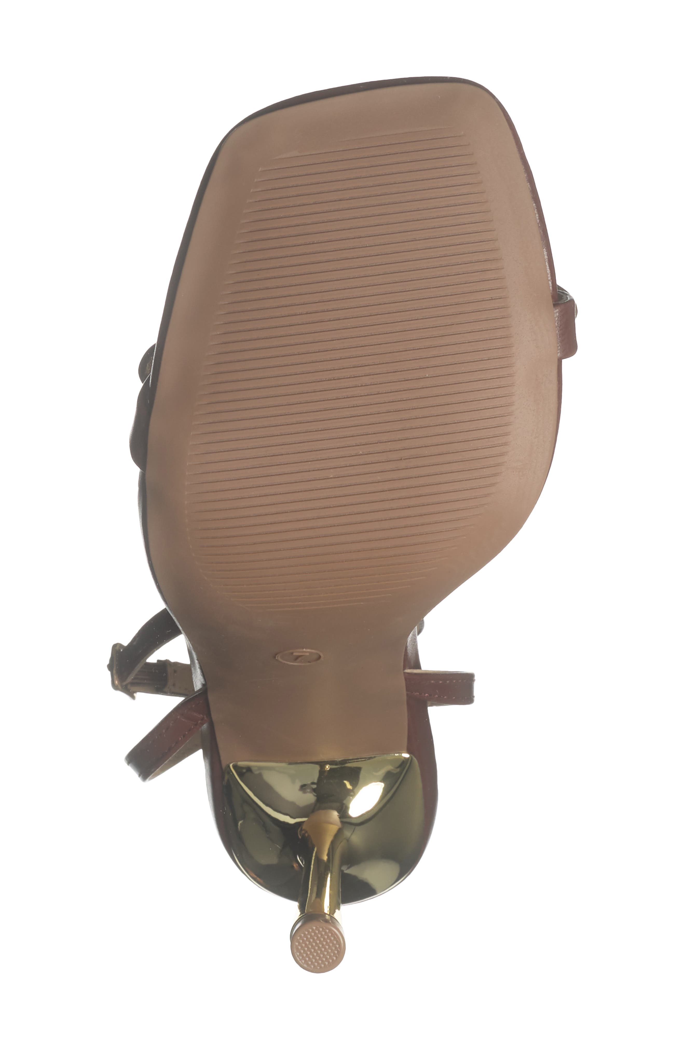 Narala Ankle Strap Sandal, Alternate, color, BROWN