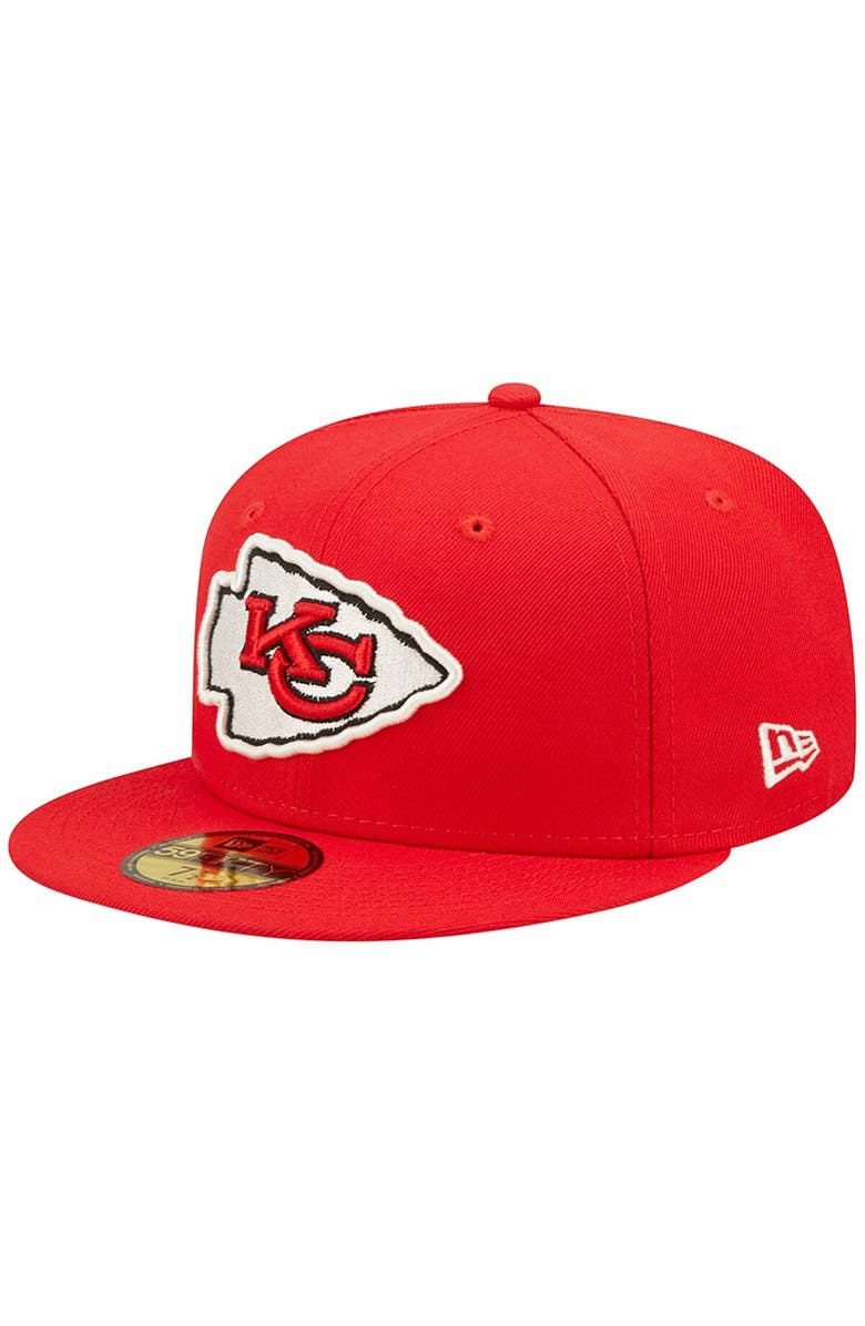 New Era Men's New Era Red Kansas City Chiefs Super Bowl IV Pop Sweat 59FIFTY Fitted Hat, Alternate, color, Red