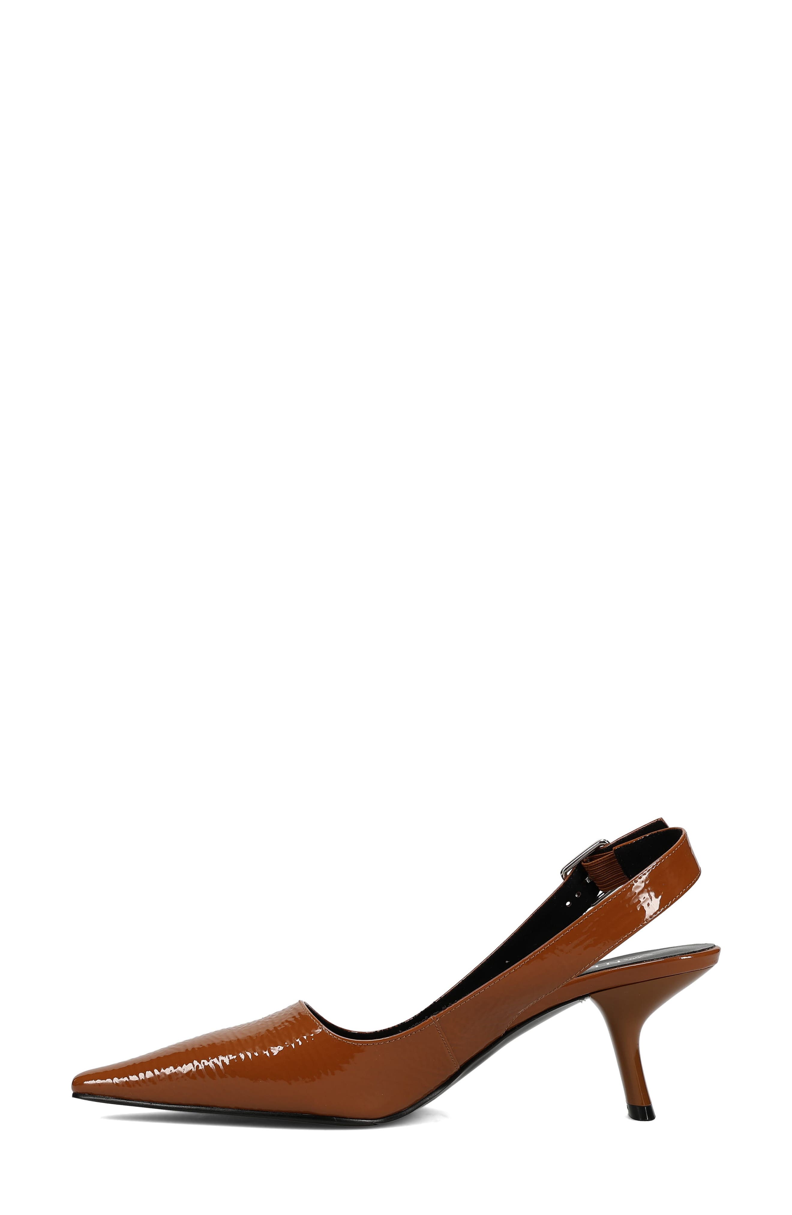 Patti Leather Slingback Pump, Alternate, color, CUOIO