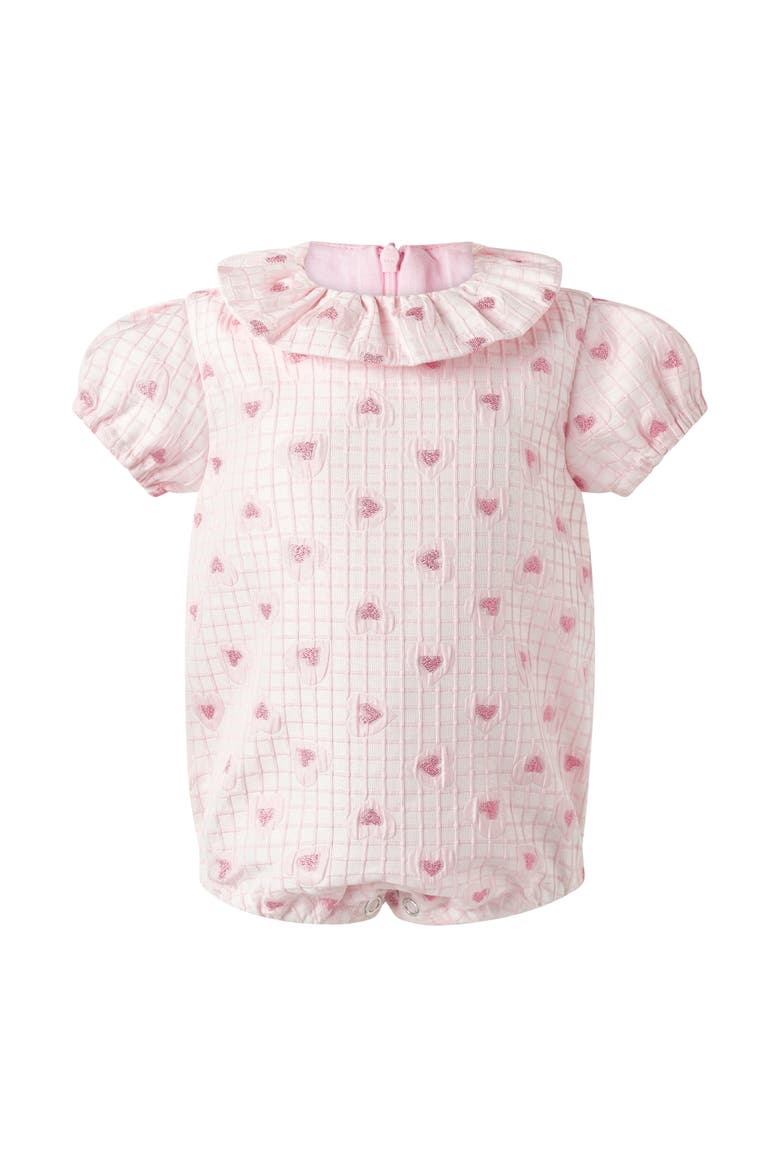 Heart Check Damask Bubble, Main, color, Pink