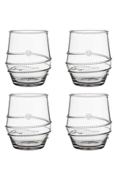 Amalia Acrylic Set of 4 Small Tumblers