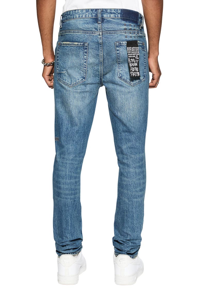 Van Winkle Skinny Fit Jeans, Alternate, color, DENIM