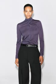 COS Fluid Scarf-Detail Top