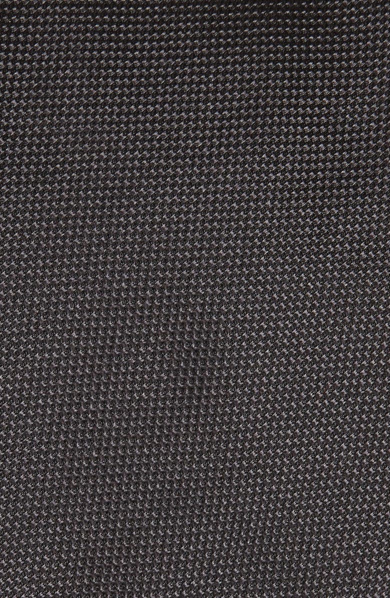 BOSS Solid Silk Tie, Alternate, color, Open Grey
