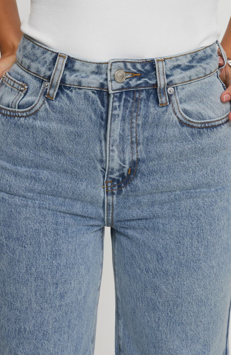 Princess Polly Goldie High Waist Wide Leg Jeans, Alternate, color,