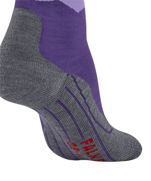 Falke Tk2 Explore Crest Hiking Socks In Purple