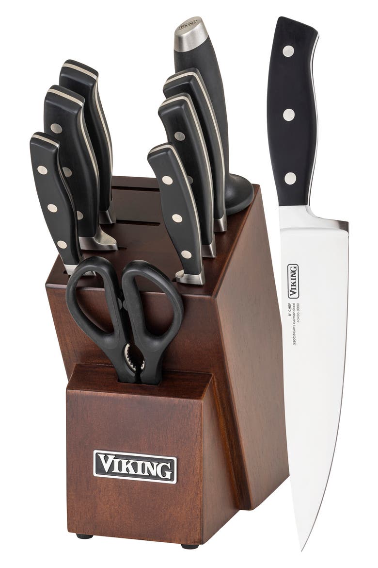 10-Piece True Forged Knife Block Set, Main, color, NO COLOR