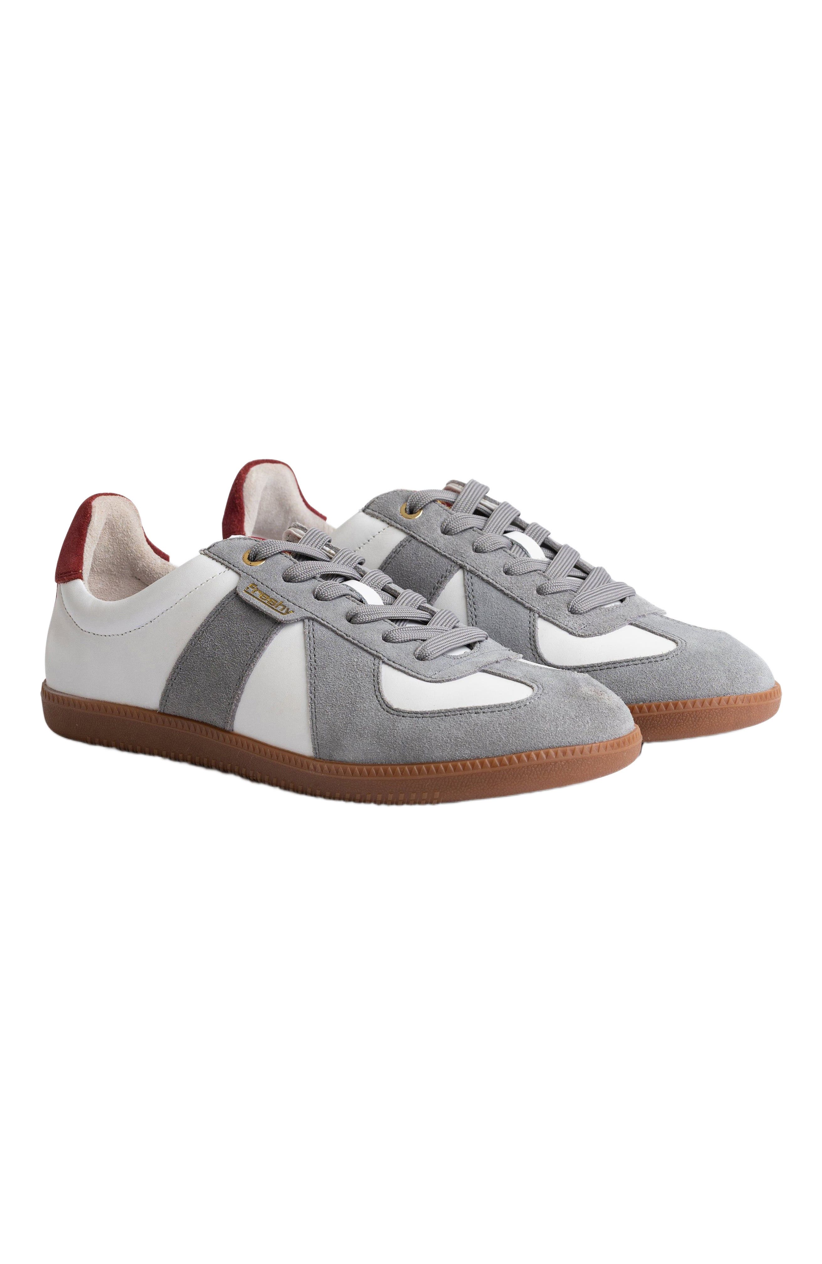 Freshy Indie Lites Sneaker, Alternate, color, Grey/White/Cranberry