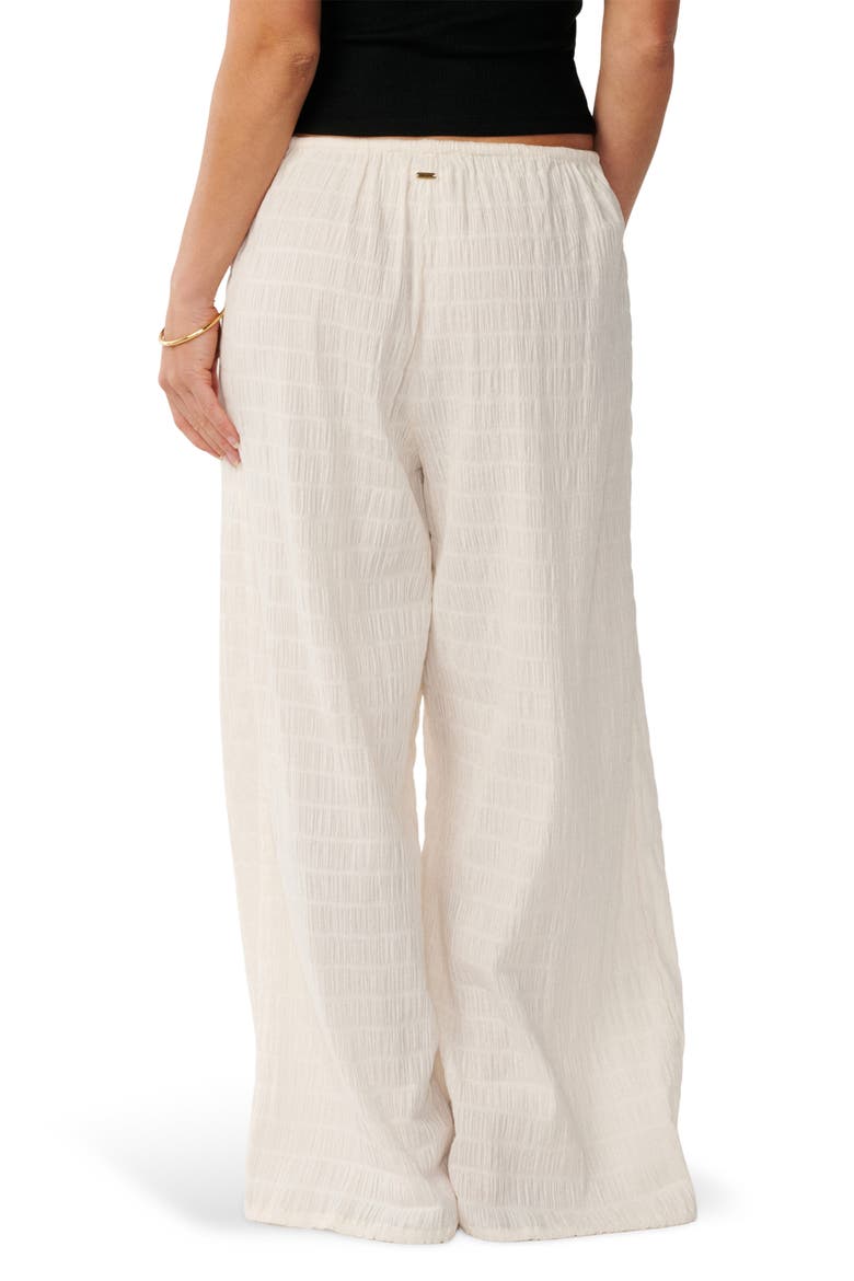 Islands Texture Cover-Up Pants, Alternate, color, BONE