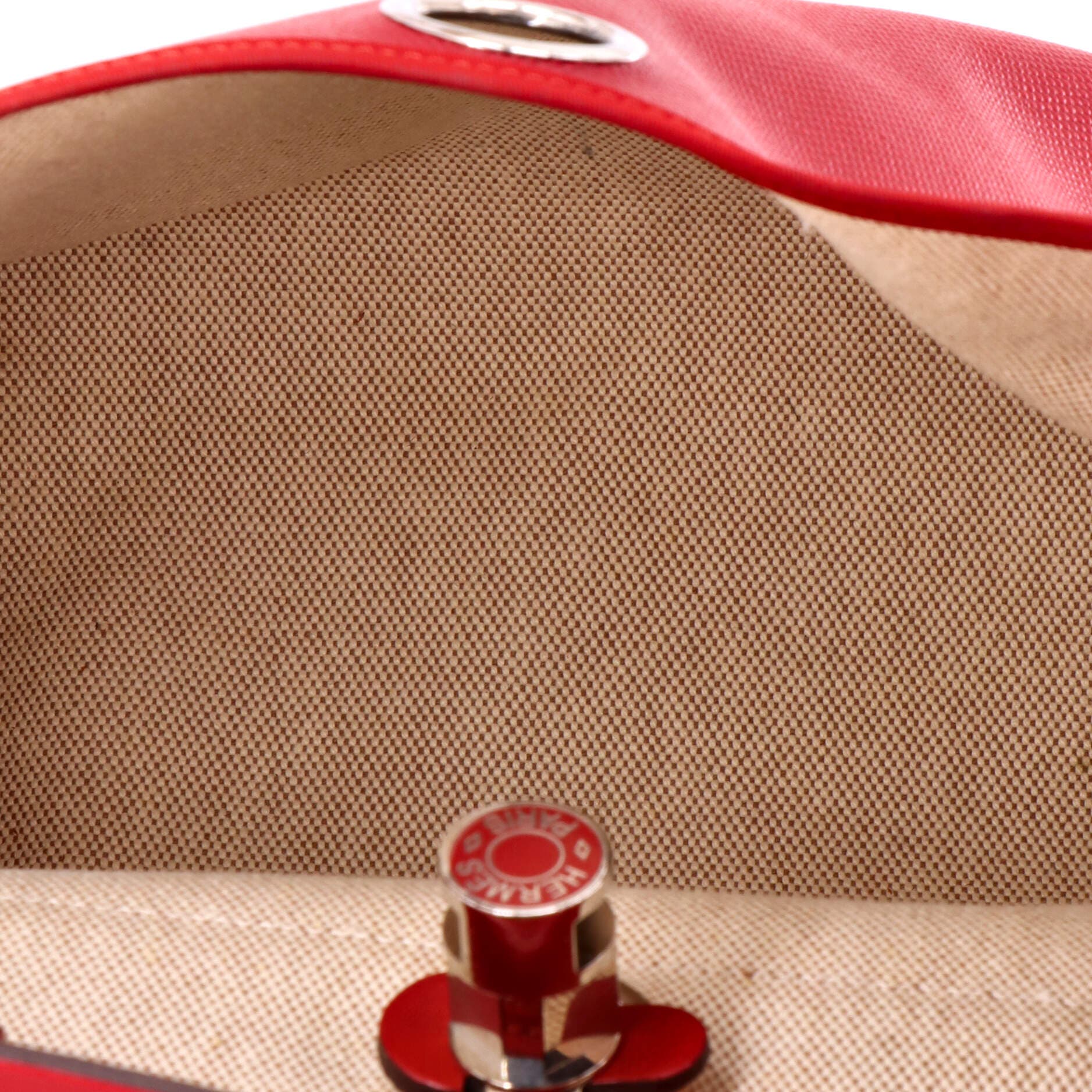 Herbag Zip Berline Vache Canvas and Leather 31, Alternate, color, Rouge Piment