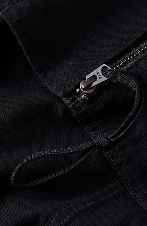 G-star Zip Pocket 3d Skinny Cargo Pants 2.0 In Dark Black