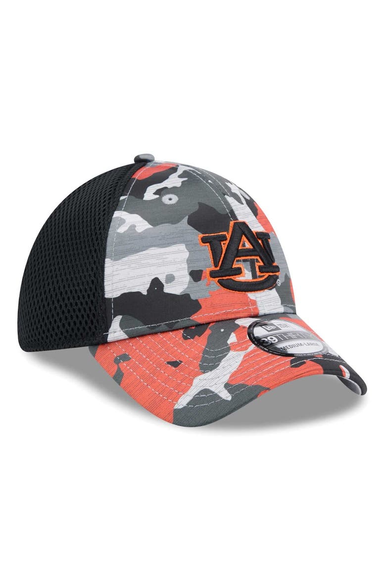 Men's New Era Camo/Black Auburn Tigers Active 39THIRTY Flex Hat, Alternate, color, Camo