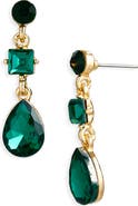 Cara Crystal Drop Earrings