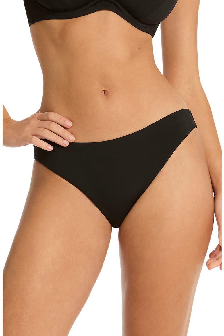Regular Rise Bikini Bottoms, Main, color, BLACK