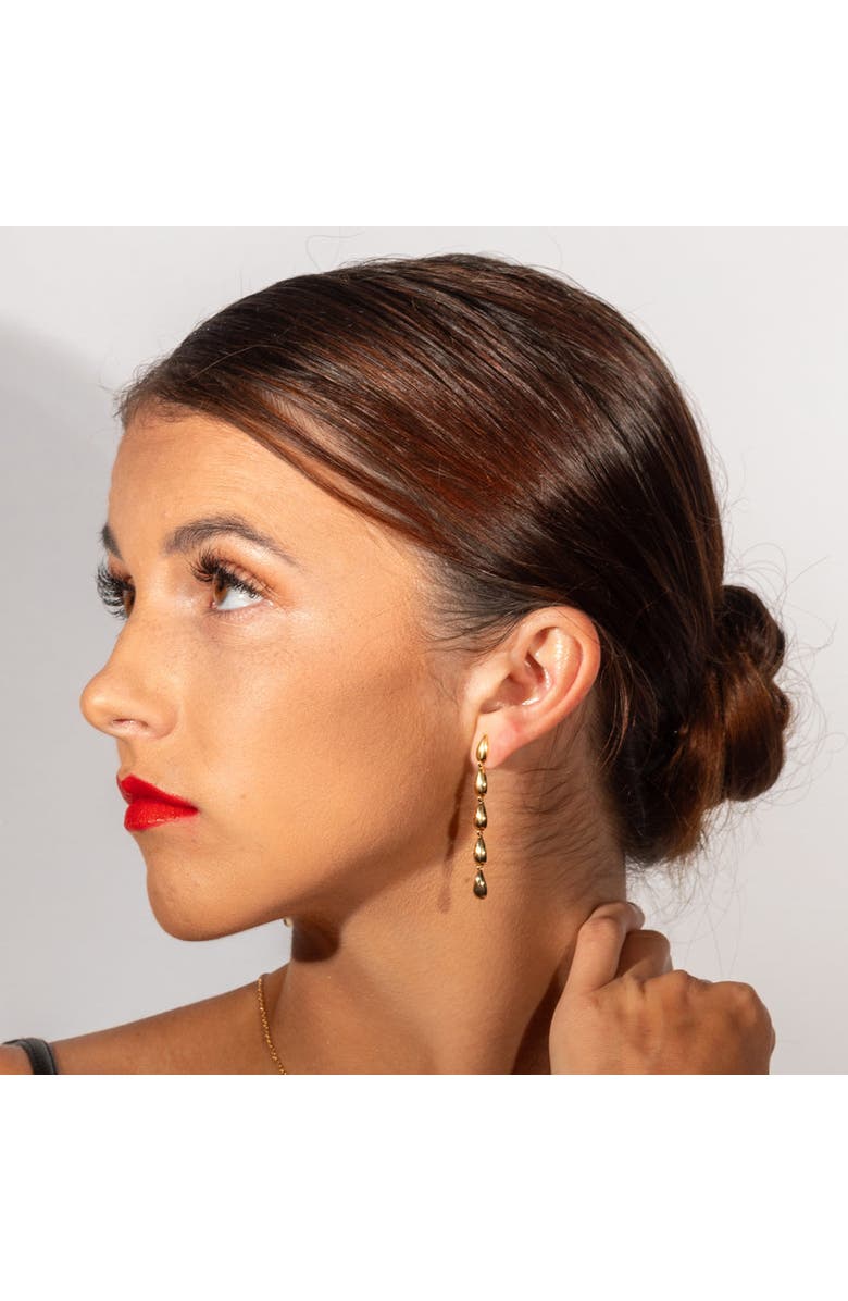 Lucy Quartermaine Tear Drop Earrings, Alternate, color, Gold
