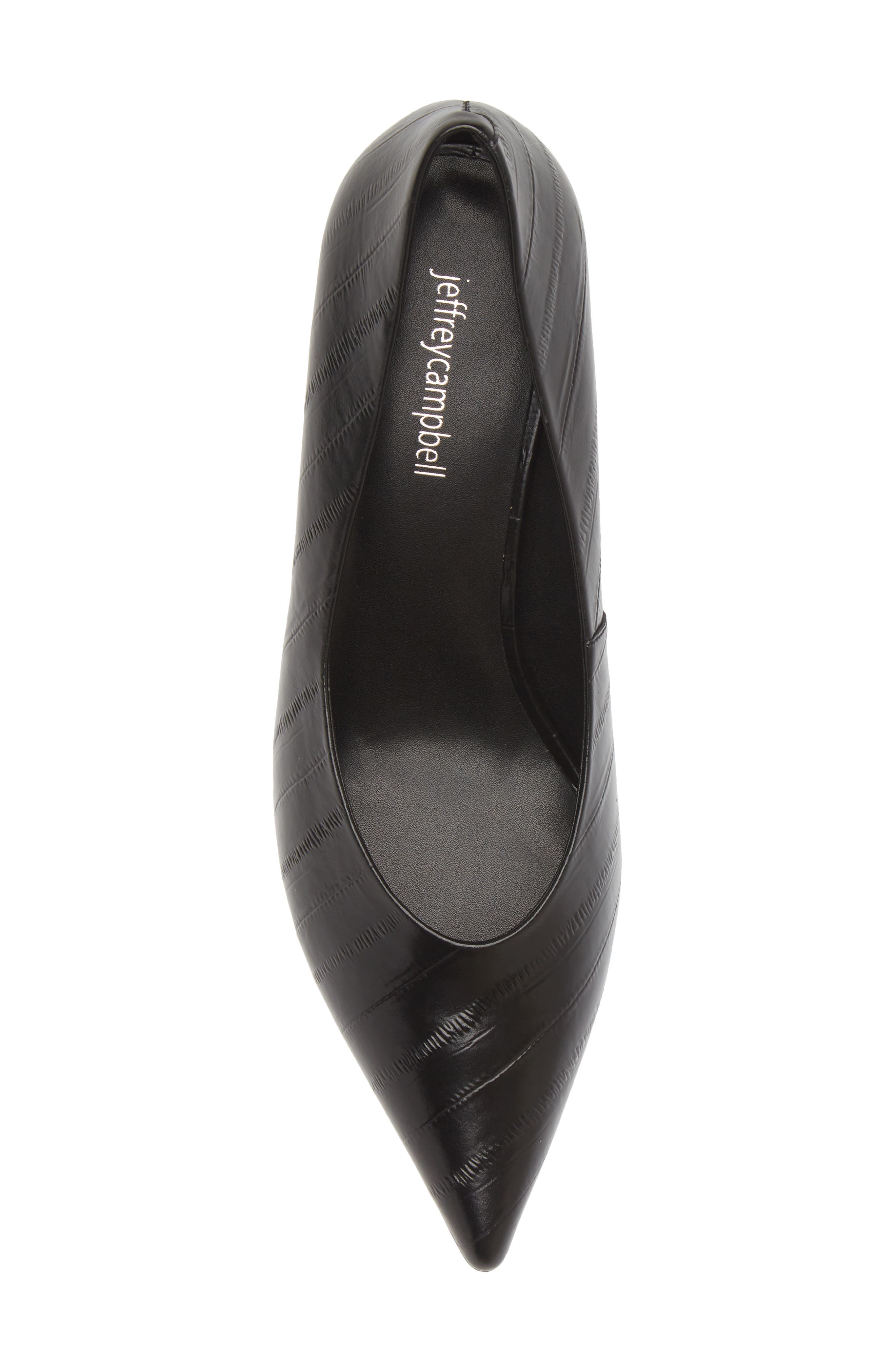 Quatre Pointed Toe Pump, Alternate, color, BLACK EEL