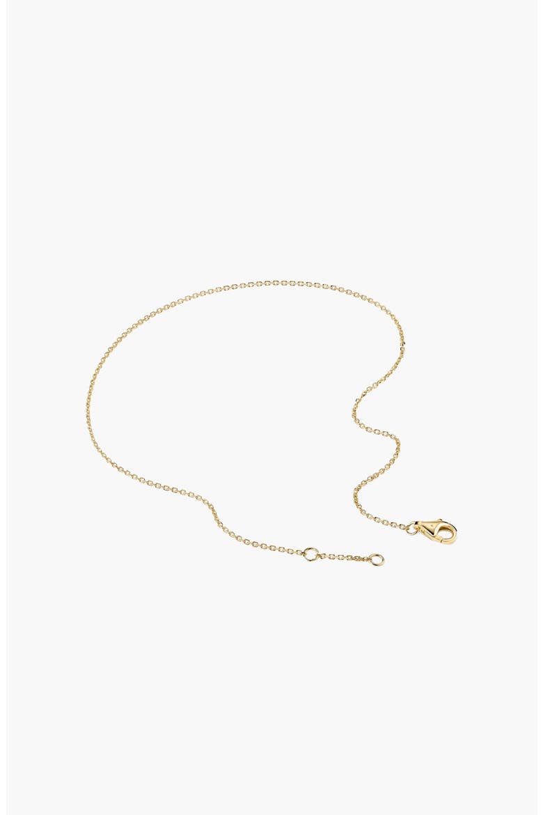 Chain Anklet, Alternate, color, Yellow Gold
