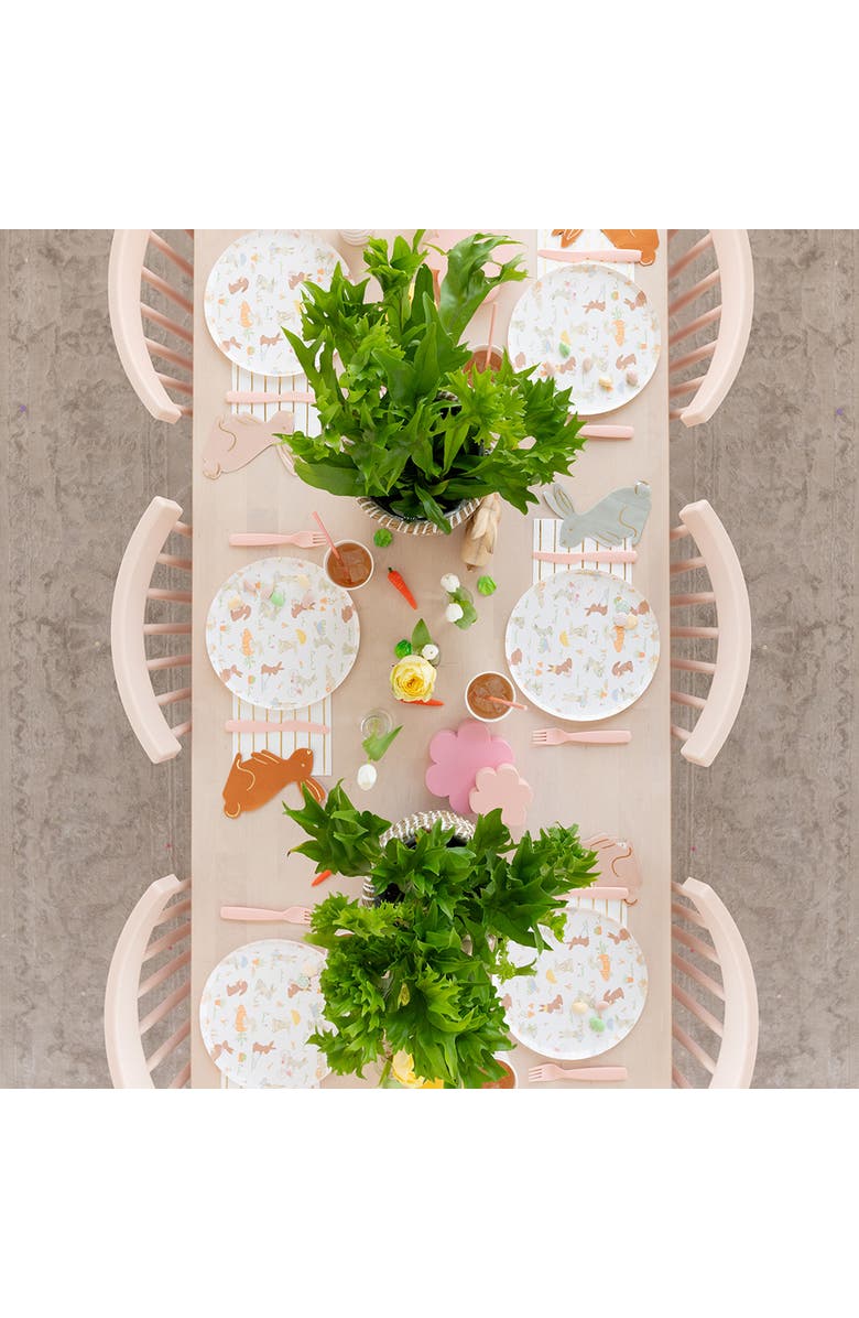 Daydream Society Bunnies In The Garden Bunny Die Cut Large Napkins, Alternate, color, Asssorted Pre-Pack