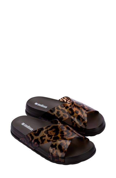 Cozy Cross Platform Slide Sandal (Women)